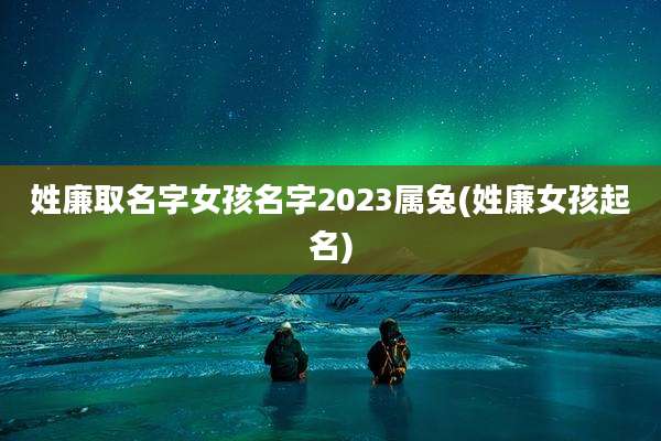 姓廉取名字女孩名字2023属兔(姓廉女孩起名)