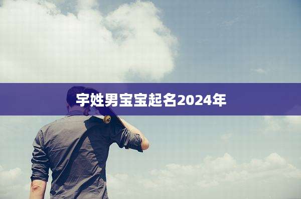 宇姓男宝宝起名2024年