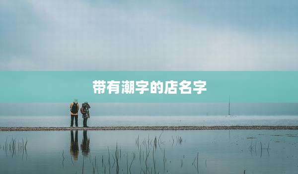带有潮字的店名字