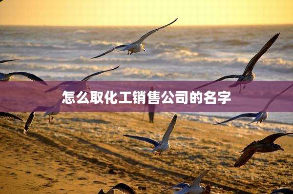 怎么取化工销售公司的名字
