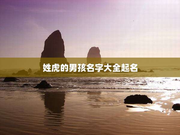 姓虎的男孩名字大全起名