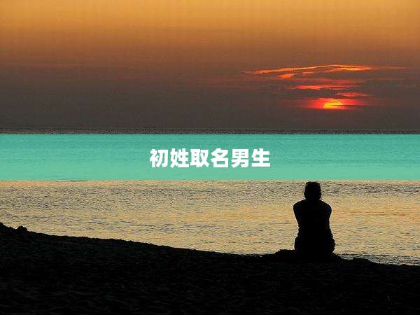 初姓取名男生