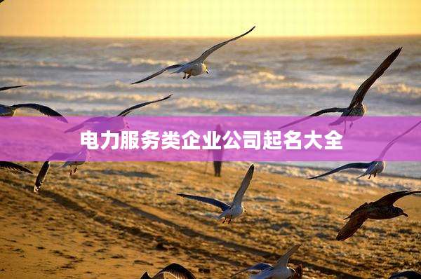 电力服务类企业公司起名大全