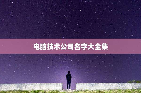 电脑技术公司名字大全集
