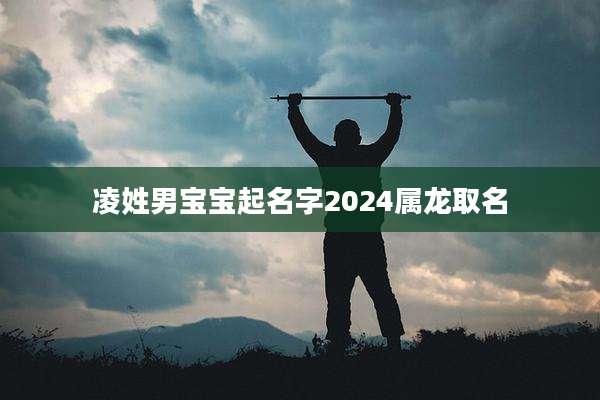 凌姓男宝宝起名字2024属龙取名