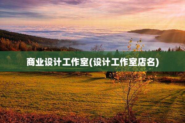 商业设计工作室(设计工作室店名)