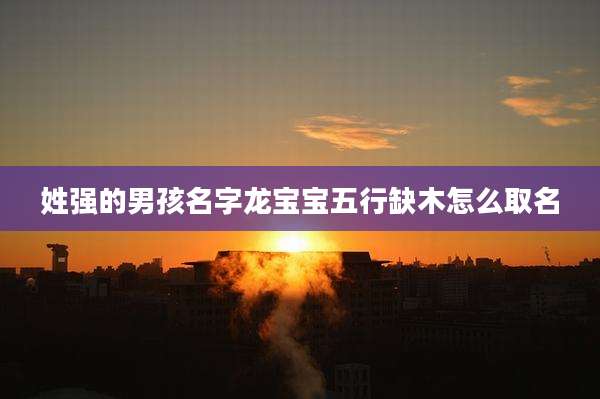 姓强的男孩名字龙宝宝五行缺木怎么取名
