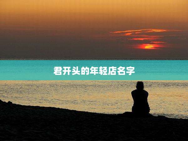 君开头的年轻店名字