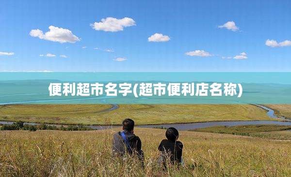 便利超市名字(超市便利店名称)