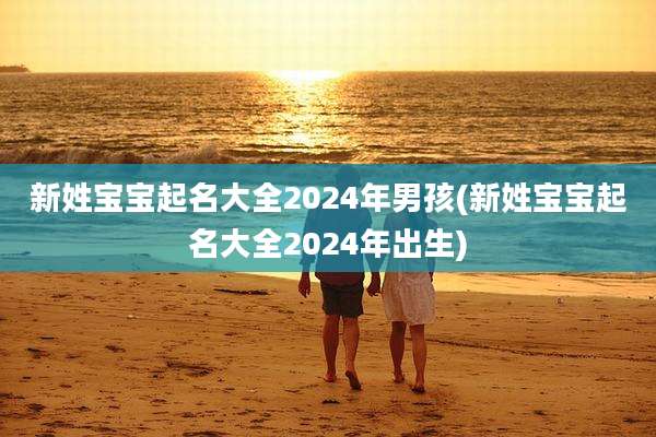 新姓宝宝起名大全2024年男孩(新姓宝宝起名大全2024年出生)