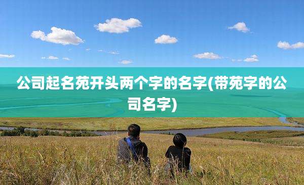 公司起名苑开头两个字的名字(带苑字的公司名字)