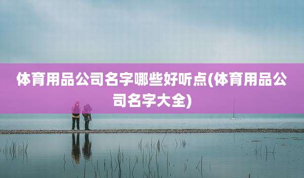 体育用品公司名字哪些好听点(体育用品公司名字大全)