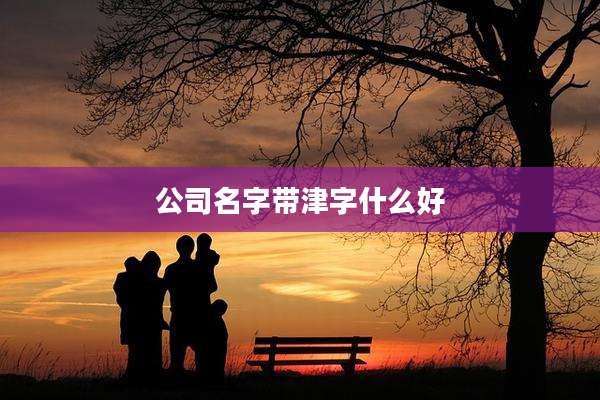 公司名字带津字什么好