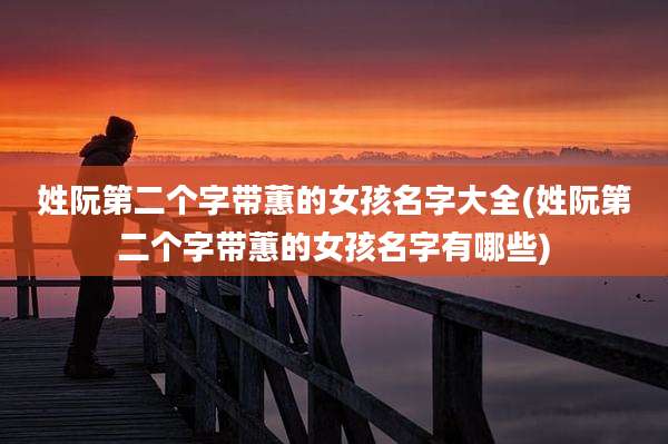 姓阮第二个字带蕙的女孩名字大全(姓阮第二个字带蕙的女孩名字有哪些)