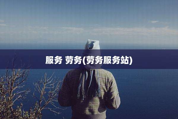服务 劳务(劳务服务站)