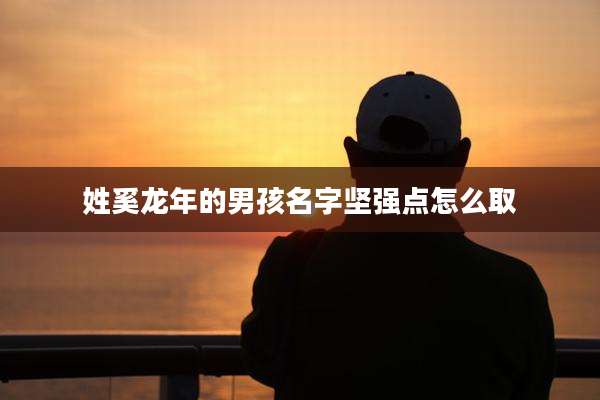 姓奚龙年的男孩名字坚强点怎么取