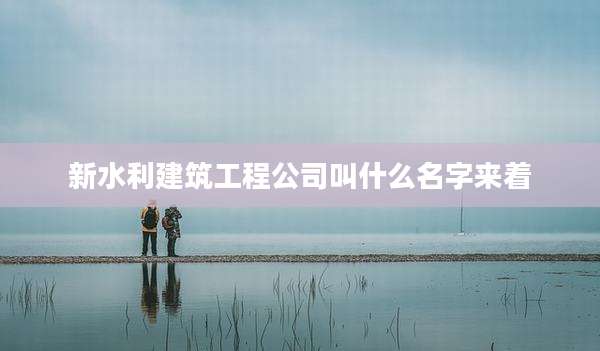 新水利建筑工程公司叫什么名字来着
