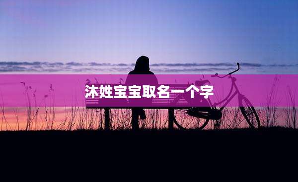 沐姓宝宝取名一个字