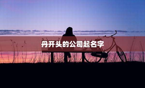 丹开头的公司起名字