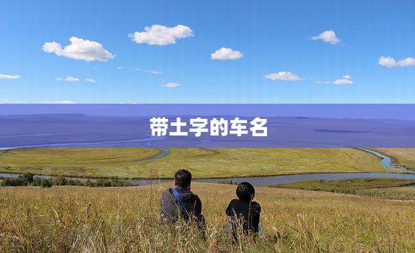 带土字的车名