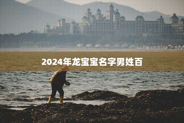 2024年龙宝宝名字男姓百
