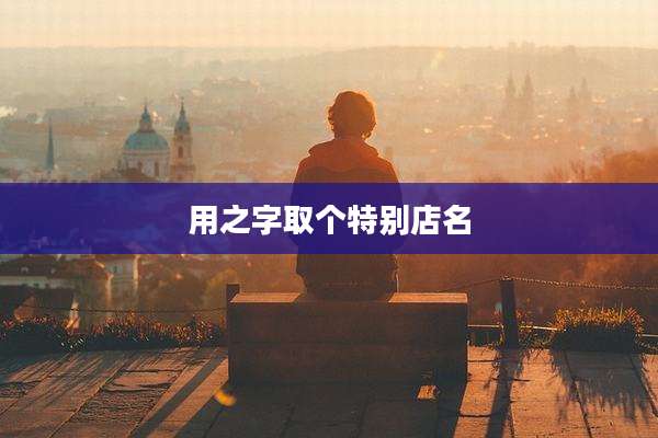 用之字取个特别店名