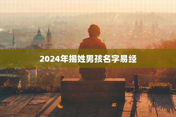 2024年揭姓男孩名字易经