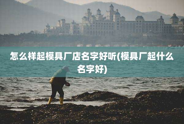 怎么样起模具厂店名字好听(模具厂起什么名字好)