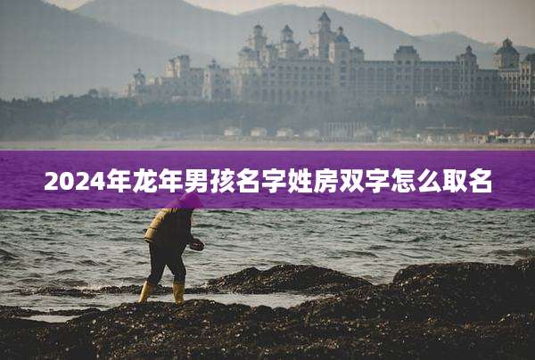 2024年龙年男孩名字姓房双字怎么取名