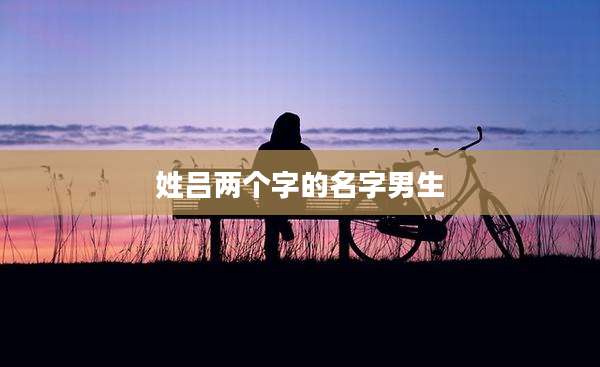 姓吕两个字的名字男生