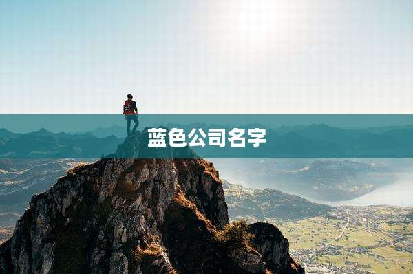 蓝色公司名字