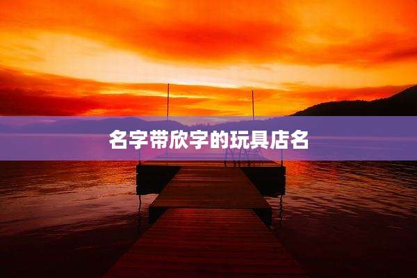 名字带欣字的玩具店名