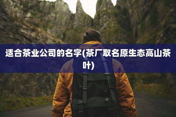 适合茶业公司的名字(茶厂取名原生态高山茶叶)