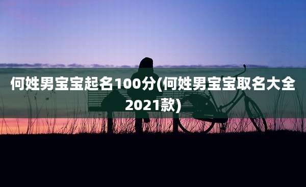 何姓男宝宝起名100分(何姓男宝宝取名大全2021款)