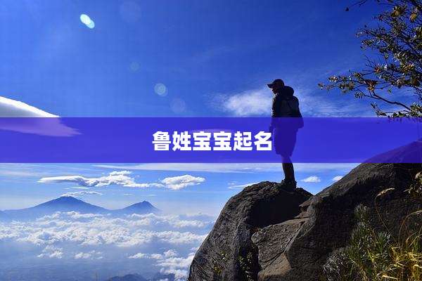 鲁姓宝宝起名
