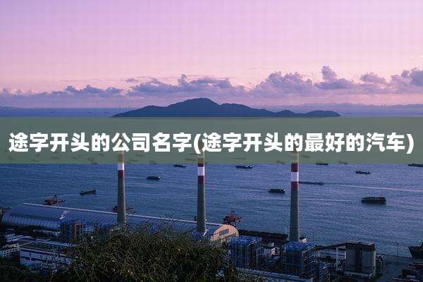 途字开头的公司名字(途字开头的最好的汽车)
