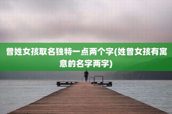 曾姓女孩取名独特一点两个字(姓曾女孩有寓意的名字两字)