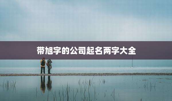 带旭字的公司起名两字大全