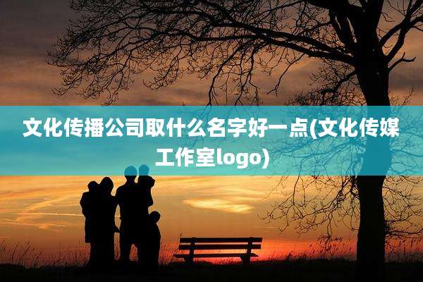 文化传播公司取什么名字好一点(文化传媒工作室logo)