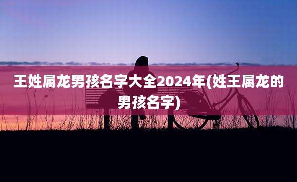 王姓属龙男孩名字大全2024年(姓王属龙的男孩名字)