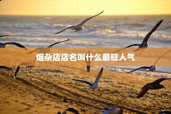 烟杂店店名叫什么最旺人气