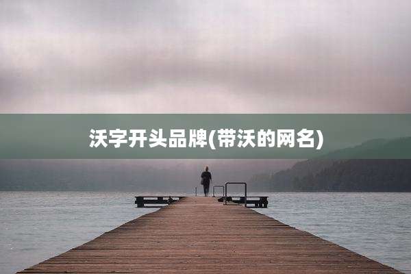 沃字开头品牌(带沃的网名)