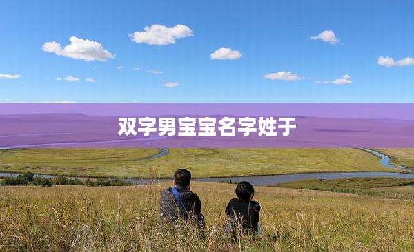 双字男宝宝名字姓于