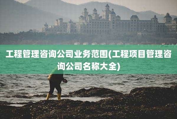 工程管理咨询公司业务范围(工程项目管理咨询公司名称大全)