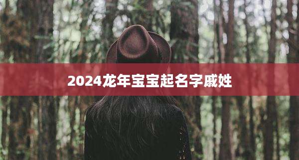 2024龙年宝宝起名字戚姓