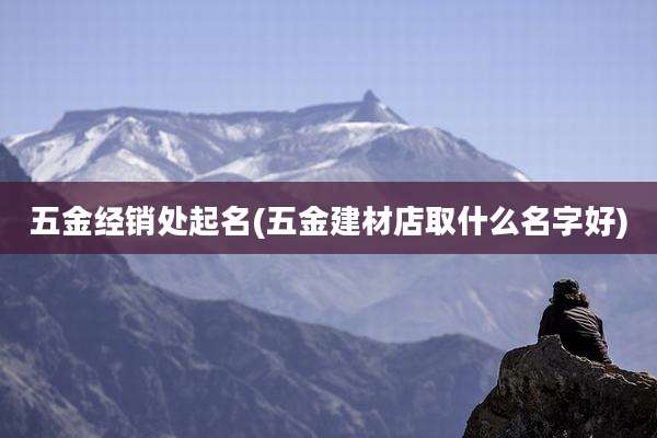 五金经销处起名(五金建材店取什么名字好)