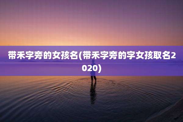 带禾字旁的女孩名(带禾字旁的字女孩取名2020)