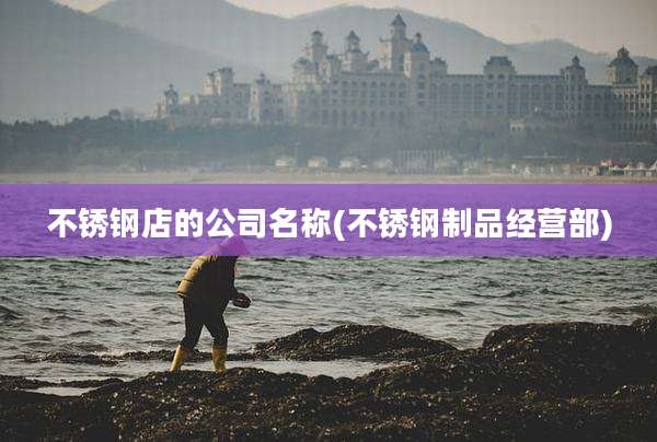 不锈钢店的公司名称(不锈钢制品经营部)