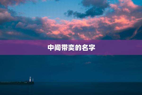 中间带奕的名字