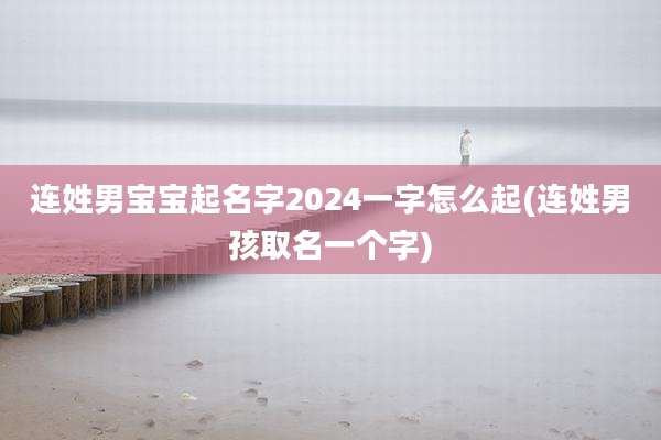 连姓男宝宝起名字2024一字怎么起(连姓男孩取名一个字)